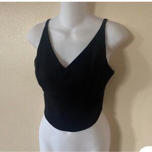 Cabi Black Crop Tank Top